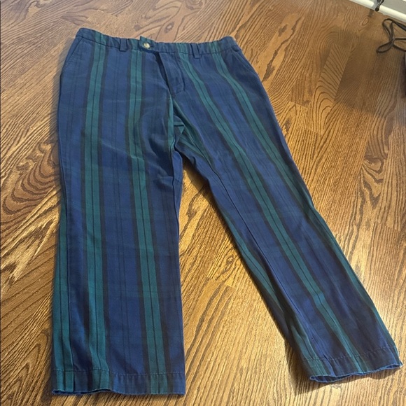 Vineyard Vines Other - Vineyard Vines Men's Blue and Green Striped Chinos Blackwatch Plaid